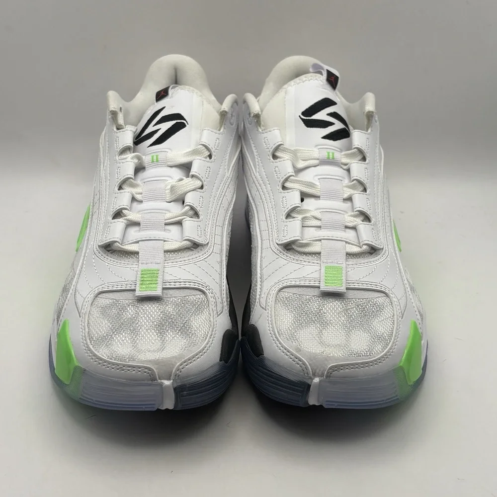 Jordan‎ Luka 2 Trick Shot DX8733-103 White Green Men Sz 10.5 Basketball Sneakers